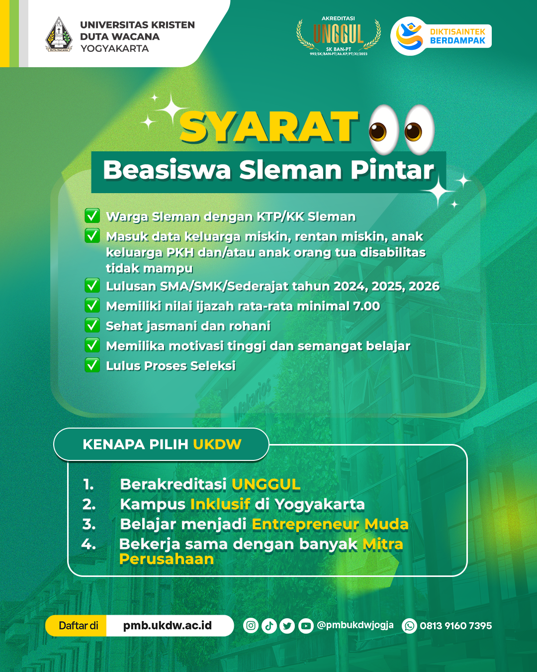 syarat SLeman pintar